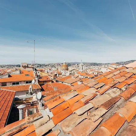 #32 Panoramic Sea View Over Old Town Terrace & Ac Apartamento Nice